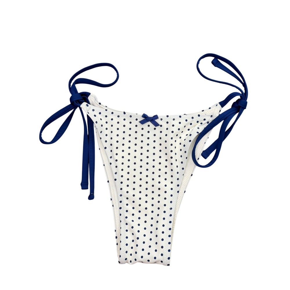 Victoria's‎ Secret PINK x Frankies Bikinis Polka Dot Tie Side Bikini Bottom XL